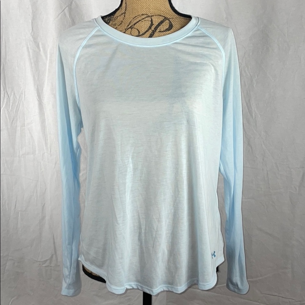 Under Armour Blue Work Out Shirt Sz Large
